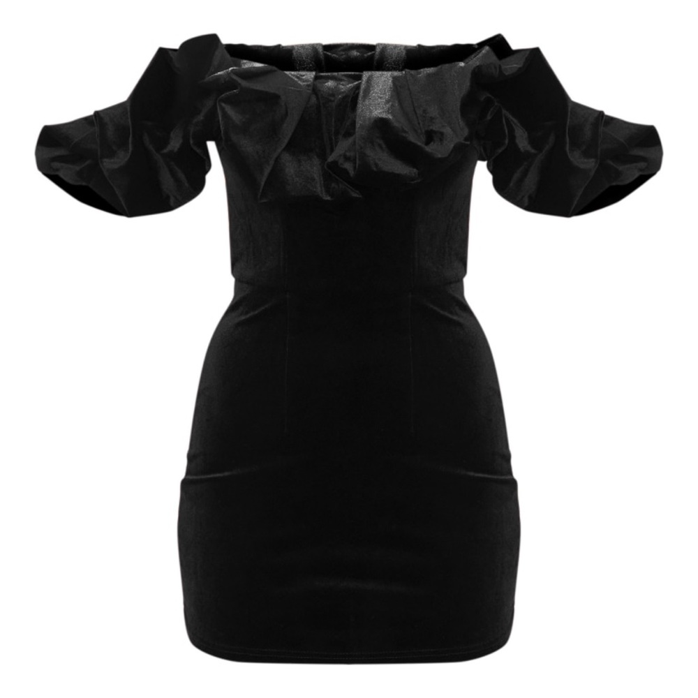 Black Off the Shoulder Dress